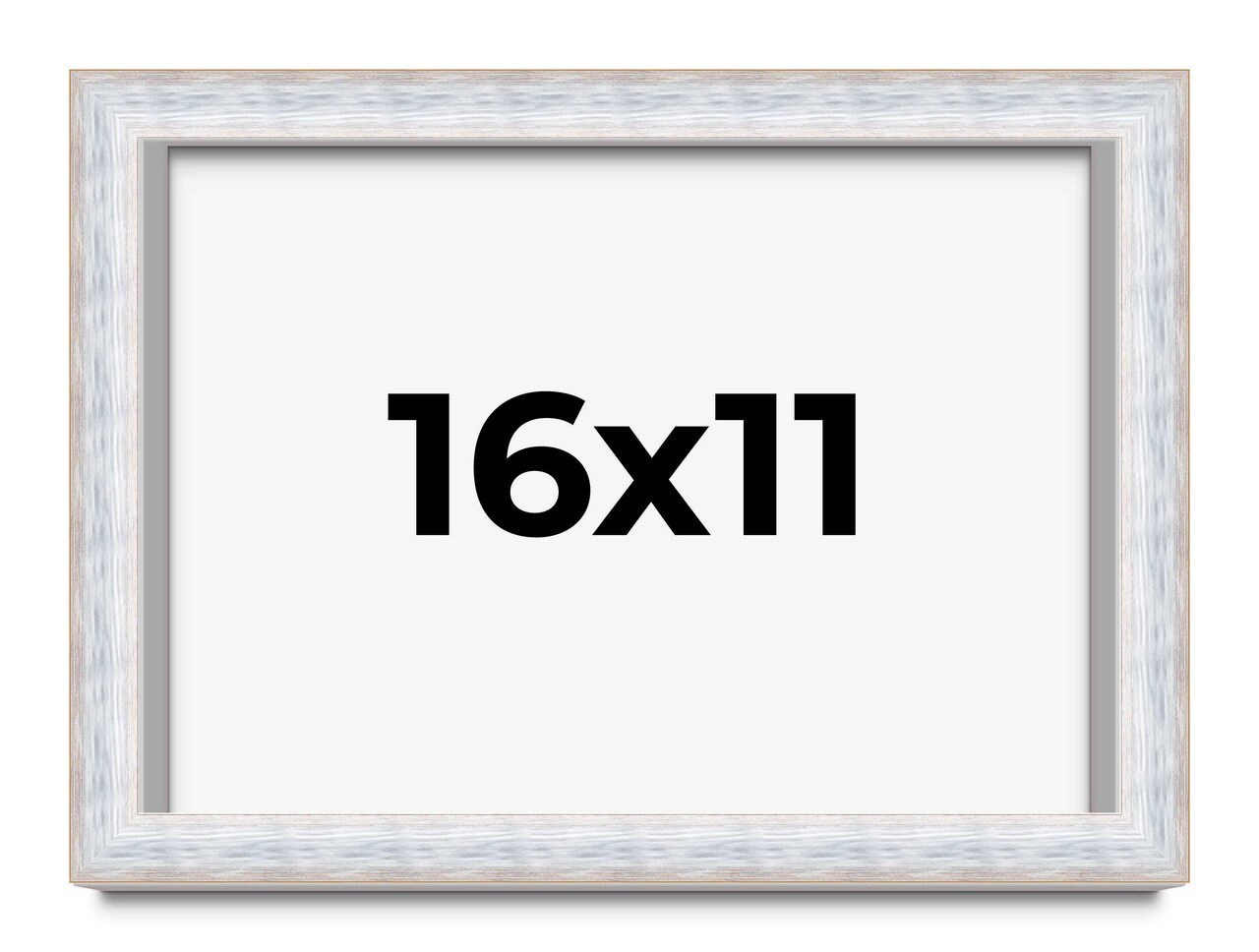 Modern Shadow Box 1.5" Depth White Picture Frame - UV Acrylic, Backing Board, Hanging Hardware